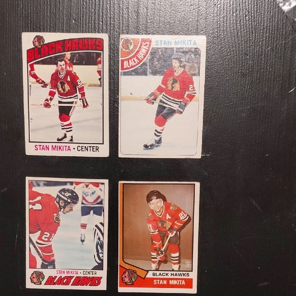 Stan Mikita Blackhawks Hockey Cards